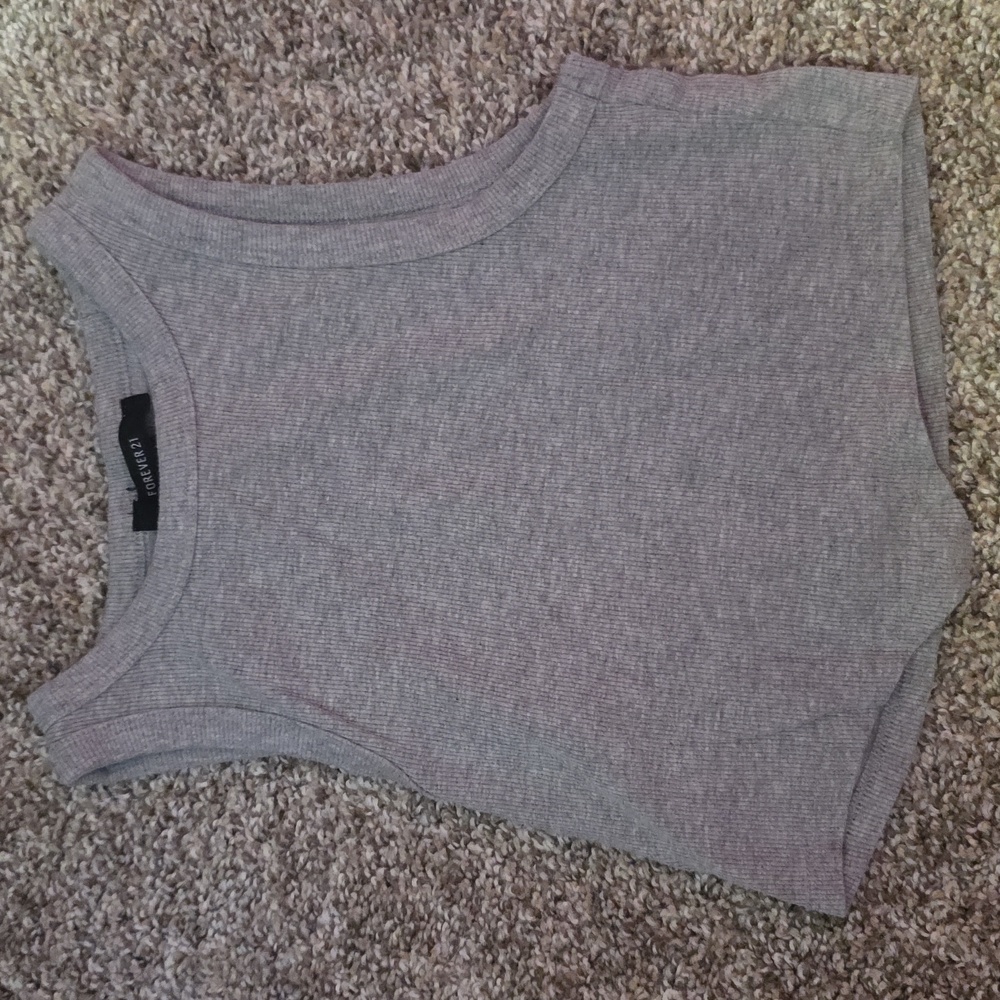 Forever 21 Heather Gray Sleeveless Top